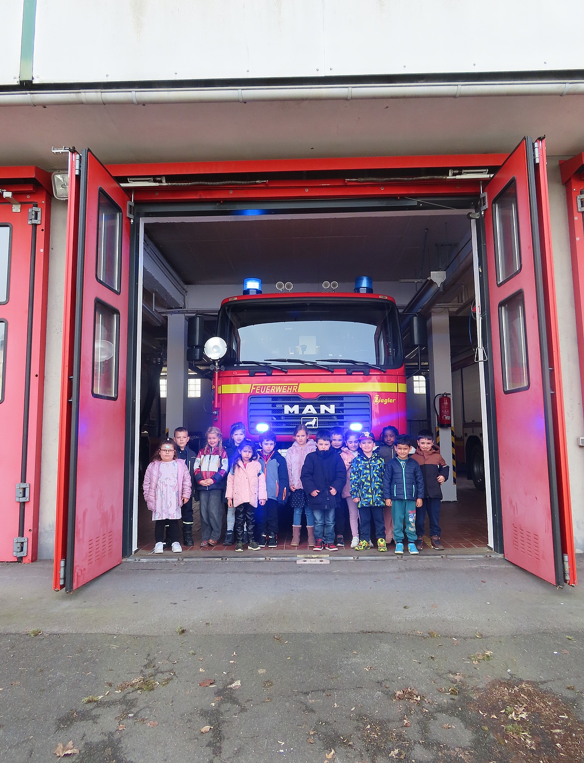 Besuch bei der Feuerwehr